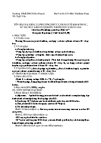 Giáo án Địa lí 7 - Tuần 28-30 - Năm học 2023-