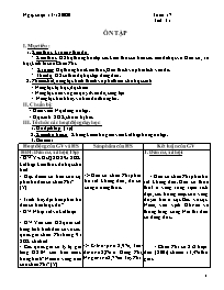Giáo án Địa lí Lớp 7 - Tuần 17 - Năm học 2020