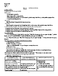Giáo án GDCD 7 - Tiết 1, Bài 1: Sống giản dị 