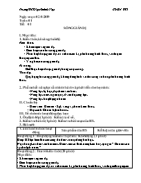 Giáo án GDCD 7 - Tuần 1, Tiết 1: Sống giản dị