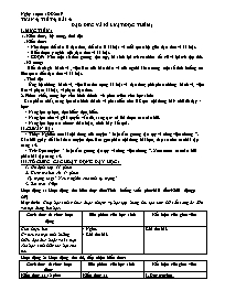 Giáo án GDCD 7 - Tuần 4, Bài 4: Đạo đức và kỉ