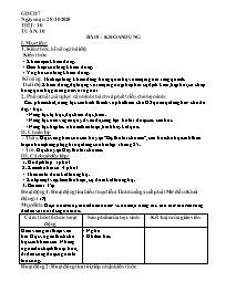 Giáo án GDCD Lớp 7 - Tiết 10, Bài 8: Khoan du