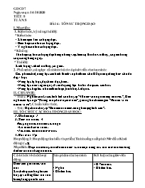 Giáo án GDCD Lớp 7 - Tiết 8, Bài 6: Tôn sư tr