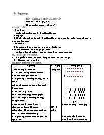 Giáo án Giáo dụ thể chất 7 - Tuần 29 - Năm họ