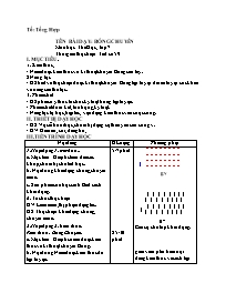 Giáo án Giáo dụ thể chất 7 - Tuần 30 - Năm họ