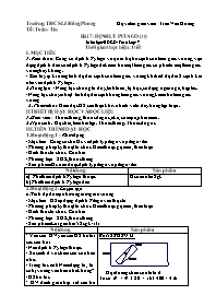 Giáo án Hình học 7 - Tuần 22 - Trần Văn Hương