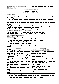 Giáo án Hình học 7 - Tuần 25 - Trần Văn Hương