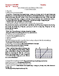 Giáo án Hình học 7 - Tuần 26 - Năm học 2018-2