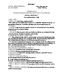 Giáo án Hình học 7 - Tuần 29 - Năm học 2021-2