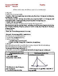 Giáo án Hình học 7 - Tuần 33 - Năm học 2018-2