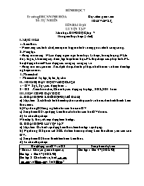 Giáo án Hình học 7 - Tuần 6 - Năm học 2021-20