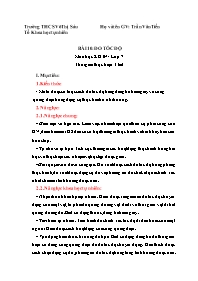 Giáo án Khoa học tự nhiên 7 (Kết nối tri thức