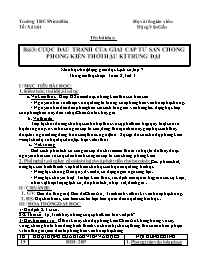 Giáo án Lịch sử 7 - Tuần 2 - Đặng Văn Gấu