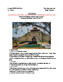 Giáo án Lịch sử 7 - Tuần 29 - Đặng Văn Gấu