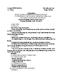 Giáo án Lịch sử 7 - Tuần 32 - Đặng Văn Gấu