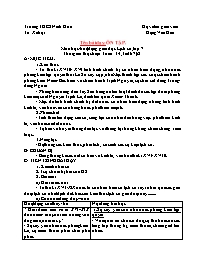 Giáo án Lịch sử 7 - Tuần 34 - Đặng Văn Gấu