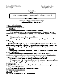 Giáo án Lịch sử 7 - Tuần 4 - Đặng Văn Gấu