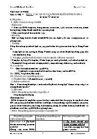 Giáo án Lịch sử 7 - Tuần 4 - Năm học 2020-202
