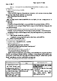 Giáo án Lịch sử 7 - Tuần 4 - Năm học 2020-202