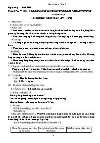 Giáo án Lịch sử 7 - Tuần 8 - Năm học 2020-202
