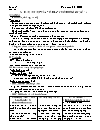 Giáo án Lịch sử Lớp 7 - Tuần 17 - Năm học 202
