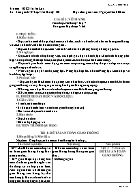 Giáo án Mĩ thuật 7 - Chủ đề 3: Vẽ tranh - Năm