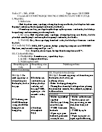 Giáo án Nâng cao Ngữ văn 7 - Tuần 17 - Năm họ