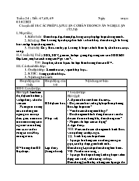 Giáo án Nâng cao Ngữ văn 7 - Tuần 24, Chuyên 