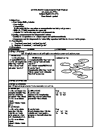 Giáo án Nâng cao Tiếng Anh 7 - Week 24