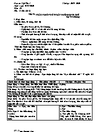 Giáo án Ngữ văn 7 - Tuần 10, Tiết 37+38 - Năm