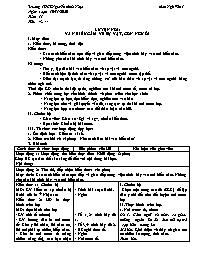 Giáo án Ngữ văn 7 - Tuần 11, Tiết 43+44: Luyệ