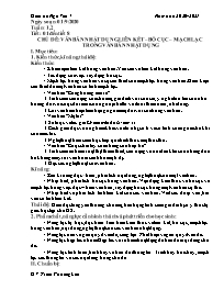 Giáo án Ngữ văn 7 - Tuần 1+2 - Năm học 2020-2