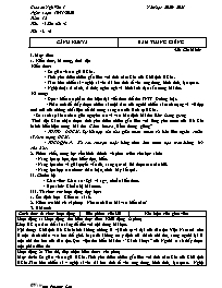 Giáo án Ngữ văn 7 - Tuần 12, Tiết 45-48 - Năm