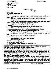 Giáo án Ngữ văn 7 - Tuần 13 - Năm học 2020-20