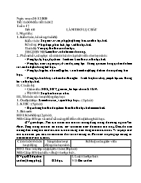 Giáo án Ngữ văn 7 - Tuần 17, Tiết 60-62 - Năm