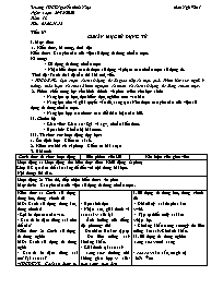 Giáo án Ngữ văn 7 - Tuần 18 - Năm học 2020-20