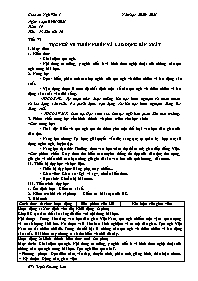 Giáo án Ngữ văn 7 - Tuần 19, Tiết 73-76 - Năm
