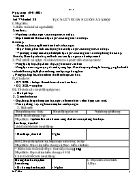 Giáo án Ngữ văn 7 - Tuần 20, Tiết 77-80 - Năm