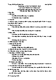 Giáo án Ngữ văn 7 - Tuần 22 - Năm học 2020-20