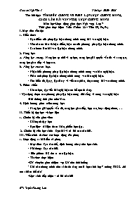 Giáo án Ngữ văn 7 - Tuần 22+23 - Năm học 2020