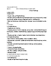 Giáo án Ngữ văn 7 - Tuần 24 - Trường THCS Nin