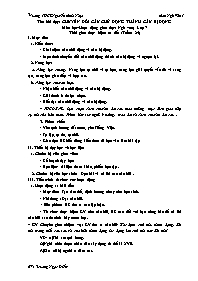Giáo án Ngữ văn 7 - Tuần 25 - Năm học 2020-20