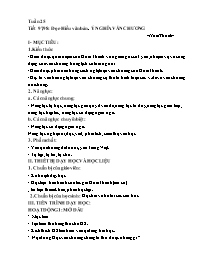 Giáo án Ngữ văn 7 - Tuần 25 - Trường THCS Nin