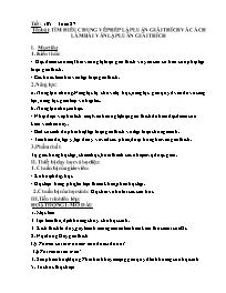 Giáo án Ngữ văn 7 - Tuần 27 - Trường THCS Nin