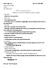 Giáo án Ngữ văn 7 - Tuần 3 - Năm học 2019-202