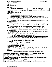 Giáo án Ngữ văn 7 - Tuần 5, Tiết 17-20 - Năm