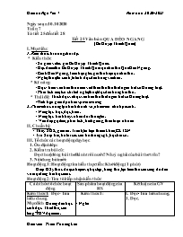 Giáo án Ngữ văn 7 - Tuần 7, Tiết 25+28 - Năm