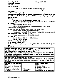 Giáo án Ngữ văn 7 - Tuần 9, Tiết 33-36 - Năm 