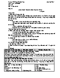 Giáo án Ngữ văn 7 - Tuần 9, Tiết 33-36 - Năm 