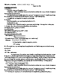 Giáo án Ngữ văn Khối 7 - Tuần 28